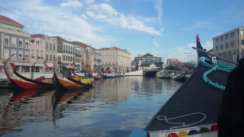 From Porto: Aveiro & Coimbra Tour with Moliceiro Boat Cruise - Aveiro’s town stop: Art Nouveau, station scenes, and the fish market feel