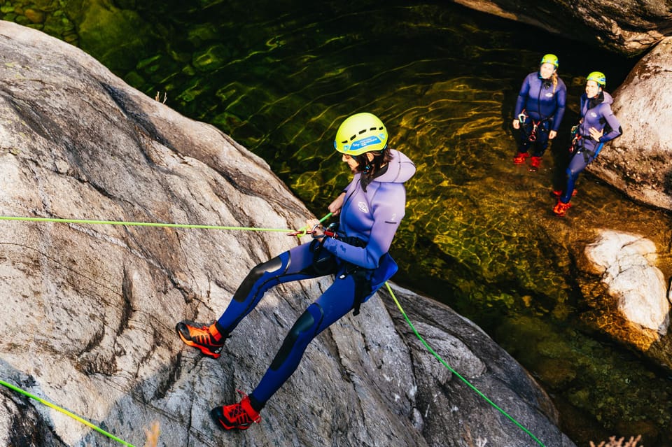 From Porto: Gerês National Park Canyoning Trip - Abseiling and Rock Jumps: Short Rappels, Real Height Moments