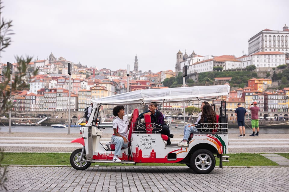 Oporto Tuk-Tuk Tour: Fast, Fun & Flexible – 1H to Full Day! - Over the Luis Bridge and up to Serra do Pilar: the view you remember