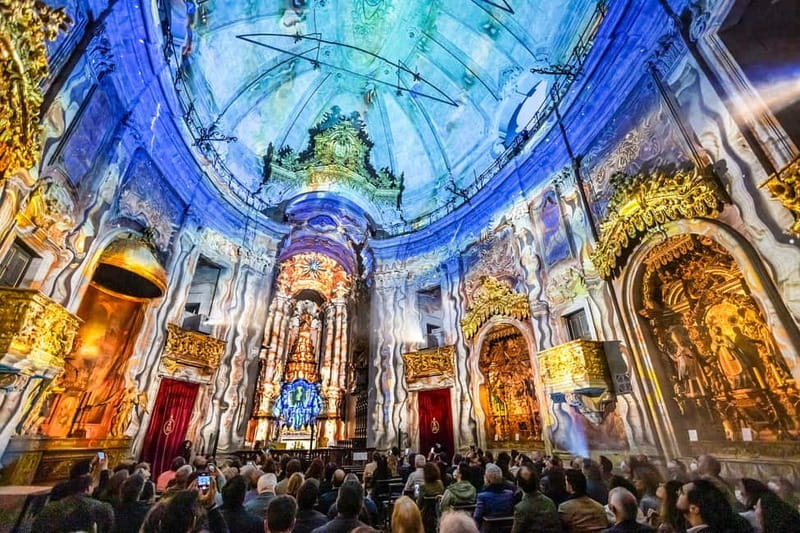 Porto: Spiritus Multimedia Show Entry Ticket - How the show uses Baroque architecture instead of fighting it