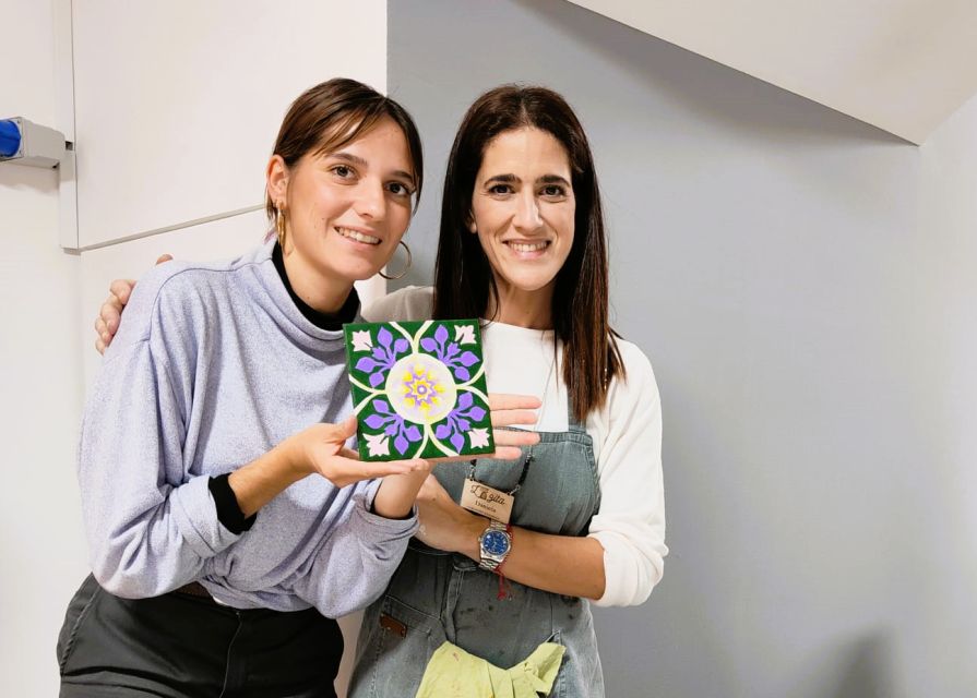 Porto: Tile Painting and Cocktails in Downtown Porto - The Painting Part: You Choose a Design and Get Step-by-Step Support