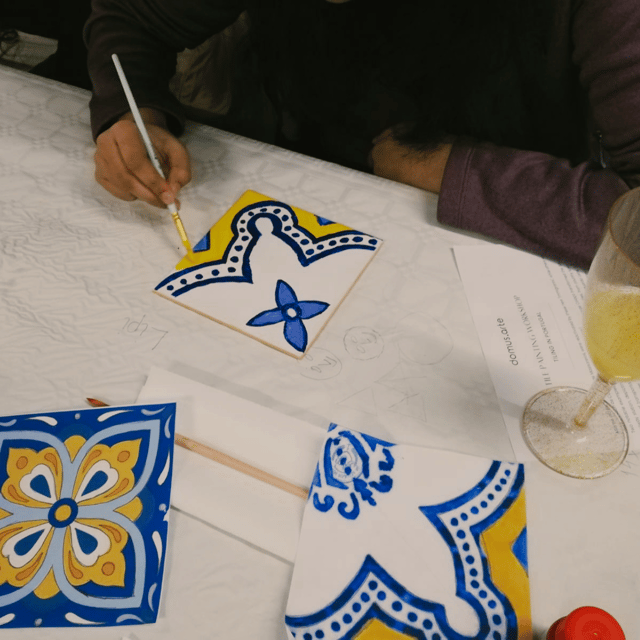 Porto: Tile-Painting Workshop with Porto Wine - Bainharia - What you do after the class: returning to collect your tile
