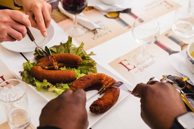 Porto Wine & Dine: Port Wine Cave Food Tour with Eating Europe - Alheira on Rua Luís de Camões: history plus a real taste
