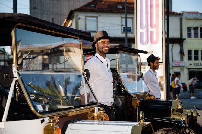 Porto:Private Tour of the Historic City in a Classic Ford T - Clérigos Tower, the baroque tile church, and Porto Cathedral